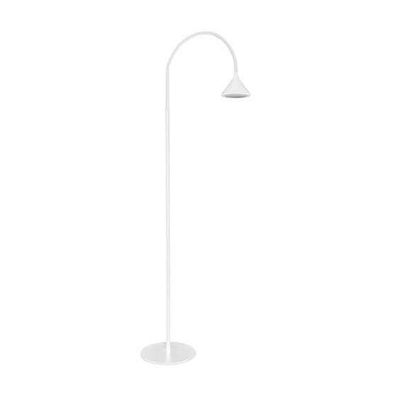 FORLIGHT - Pie de salón Ding 12xLED 4,8W blanco/blanco