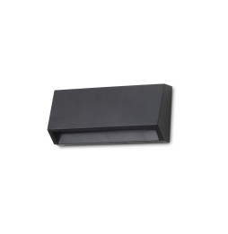 FORLIGHT - Aplique Grove 12xLED 1,4W negro/gris