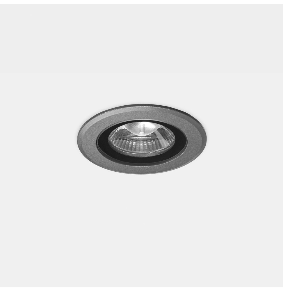 LedsC4 - Downlight IP65 MAX 75mm redondo LED 6,5W 3000K gris urbano 459lm LedsC4 - Downlight IP65 MAX 75mm redondo LED 6,5W 3000K gris urbano 459lm