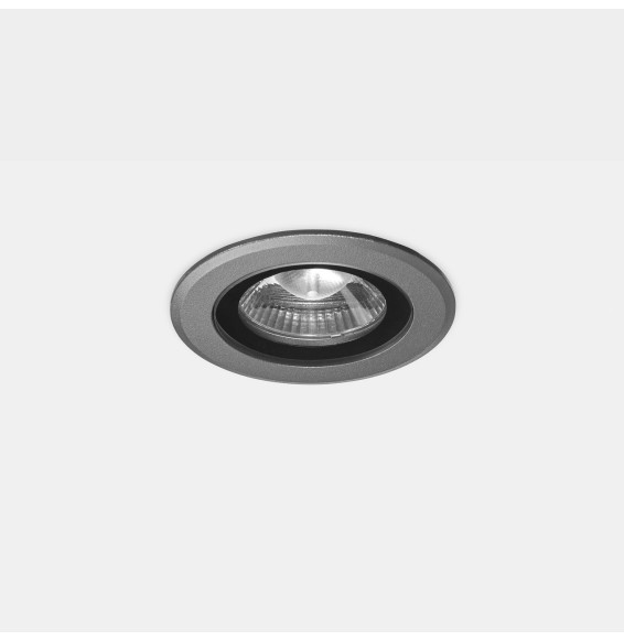 LedsC4 - Downlight IP65 MAX 75mm redondo LED 6,5W 2700K gris urbano 519lm