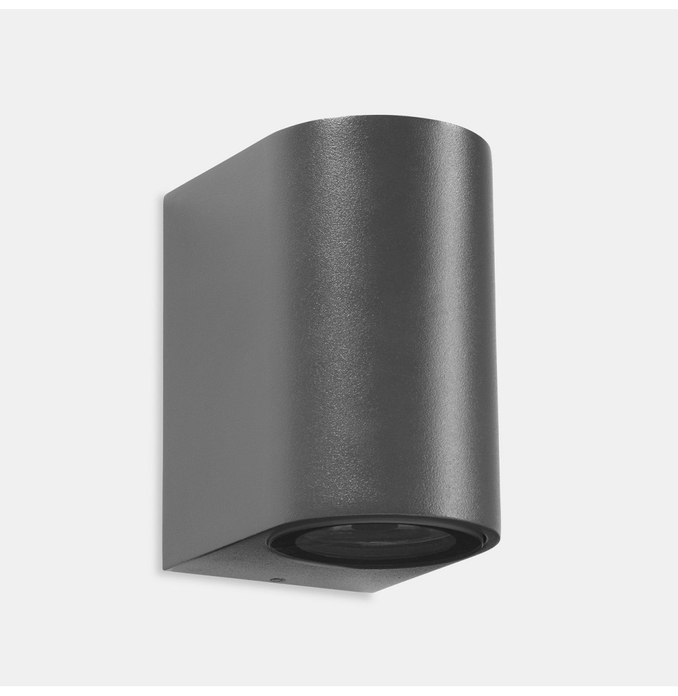 LedsC4 - Aplique IP65 MAX 1 emisión LED 4W 4000K gris urbano 286lm LedsC4 - Aplique IP65 MAX 1 emisión LED 4W 4000K gris urbano 286lm