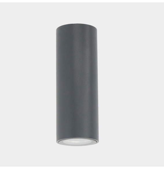 LedsC4 - Plafón IP65 MAX pequeño LED 3,4W 2700K gris urbano 328lm