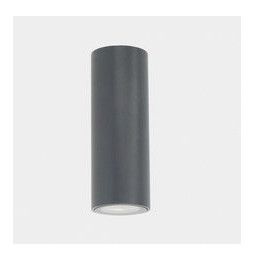 LedsC4 - Plafón IP65 MAX pequeño LED 5,3W 2700K gris urbano 470lm