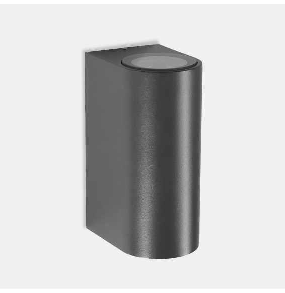 LedsC4 - Aplique IP65 MAX doble emisión LED 13W 4000K gris urbano 978lm