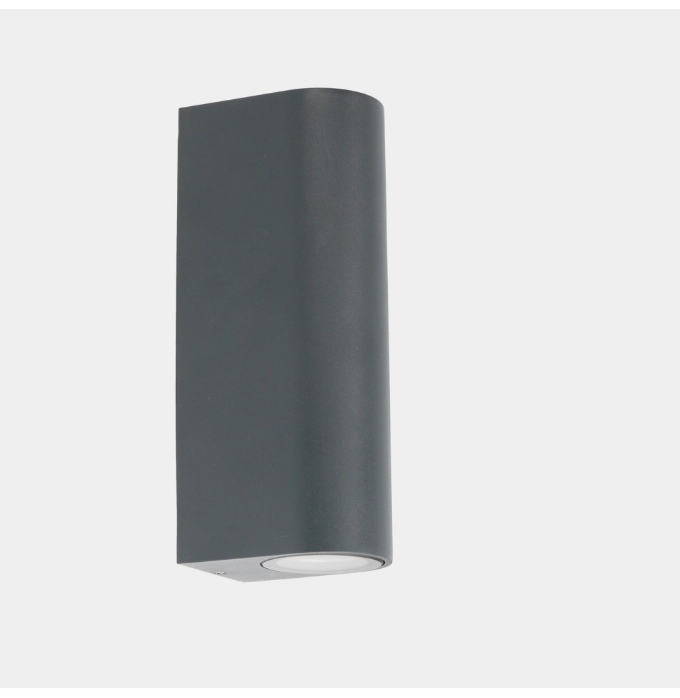LedsC4 - Aplique IP65 MAX 1 emisión LED 8,9W 3000K DALI-2 gris urbano 498lm LedsC4 - Aplique IP65 MAX 1 emisión LED 8,9W 3000K DALI-2 gris urbano 498lm