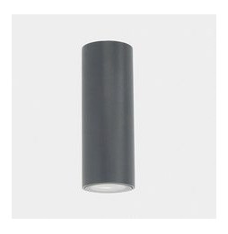 LedsC4 - Plafón IP65 MAX pequeño LED 5,3W 2700K gris urbano 531lm