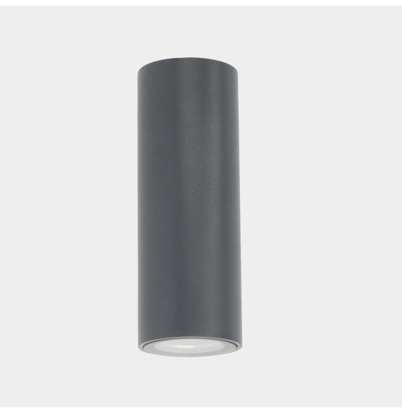 LedsC4 - Plafón IP65 MAX pequeño LED 5,3W 3000K gris urbano 470lm