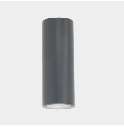 LedsC4 - Plafón IP65 MAX pequeño LED 5,3W 3000K gris urbano 470lm