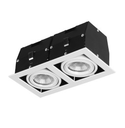 FORLIGHT - Downlight Cardan 2xGU53 máximo 50W blanco