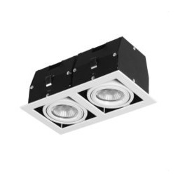 FORLIGHT - Downlight Cardan 2xGU53 máximo 50W blanco