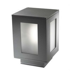 FORLIGHT - Baliza Alfil 1xE27 23 gris urbano