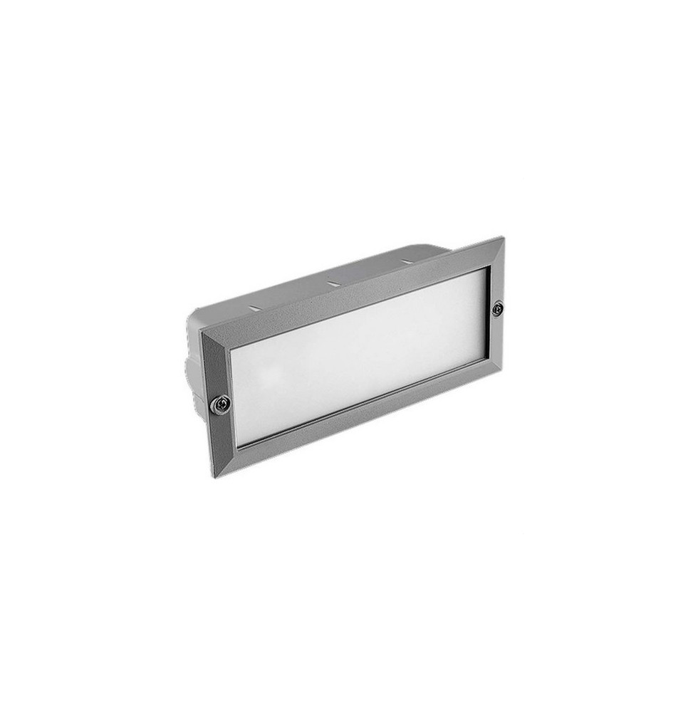 FORLIGHT - Empotrable de pared Támesis 1xE27 60 gris