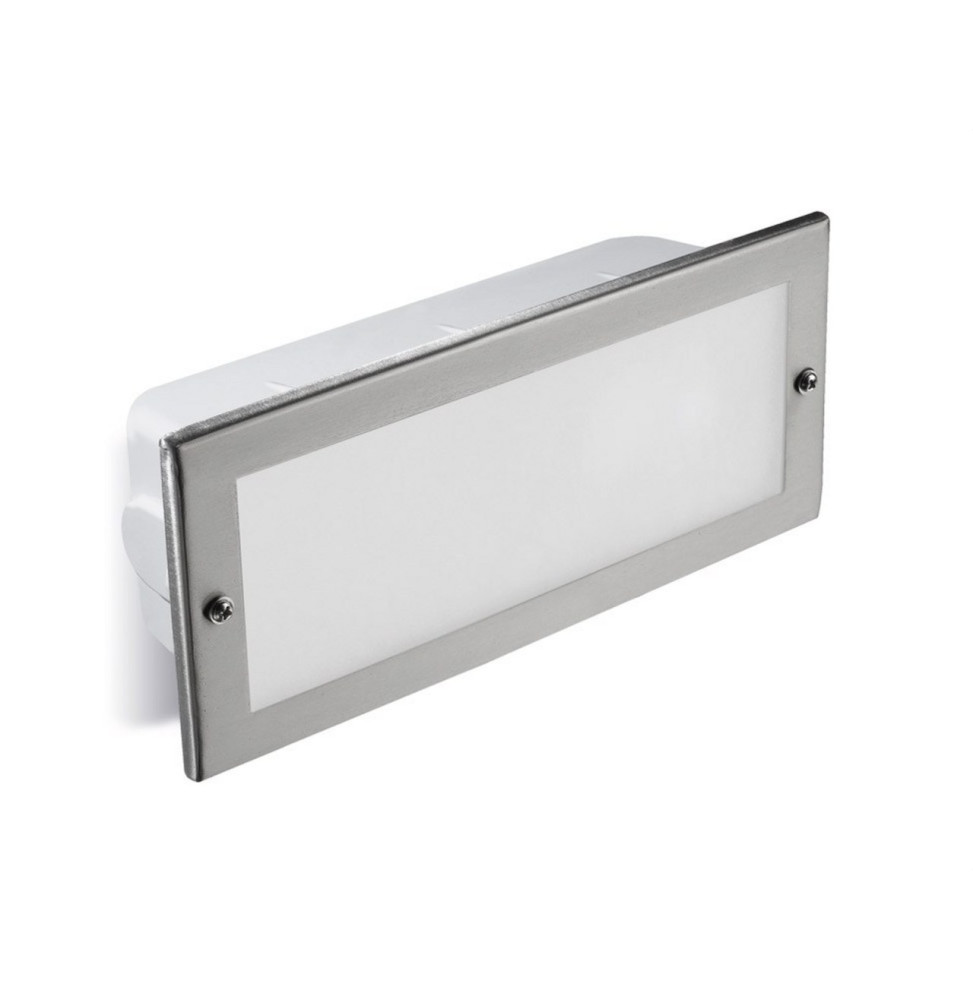FORLIGHT - Empotrable de pared Támesis stainless steel 1xE2