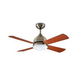 FORLIGHT - Luminaria ventilador Borneo 2xE27 60W patiné