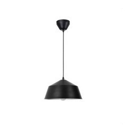 FORLIGHT - Luminaria colgante Bowl LED E27 40W negro