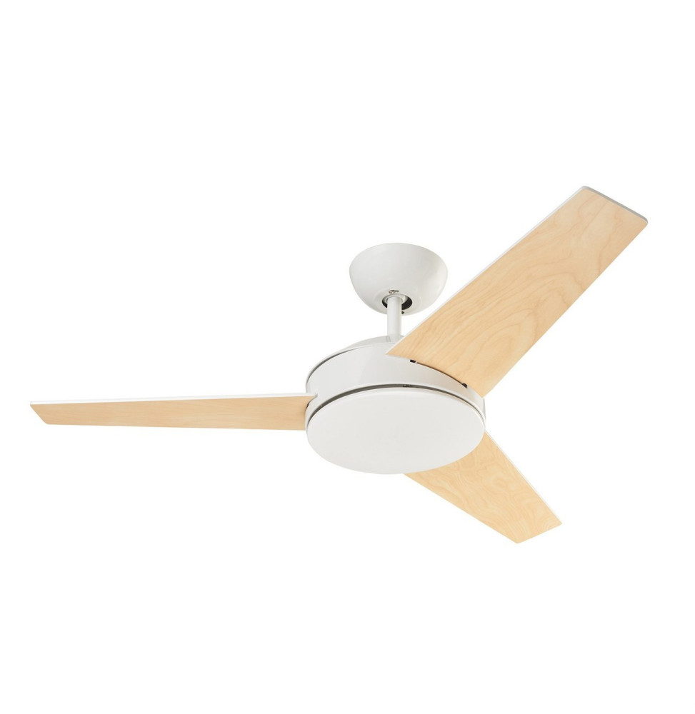 FORLIGHT - Luminaria ventilador Windy blanco brillante