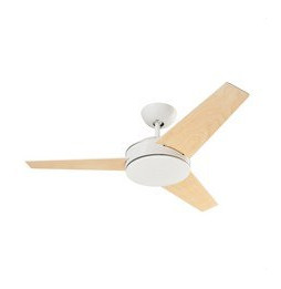 FORLIGHT - Luminaria ventilador Windy blanco brillante