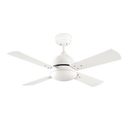 FORLIGHT - Luminaria ventilador Borneo 2xE27 60W blanco mate