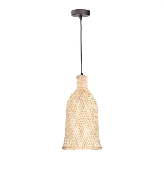 FORLIGHT - Luminaria colgante IP20 Riba Ø210mm E27 40W negro