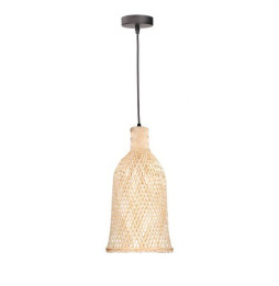 FORLIGHT - Luminaria colgante IP20 Riba Ø210mm E27 40W negro