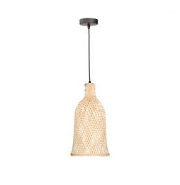 FORLIGHT - Luminaria colgante IP20 Riba Ø210mm E27 40W negro
