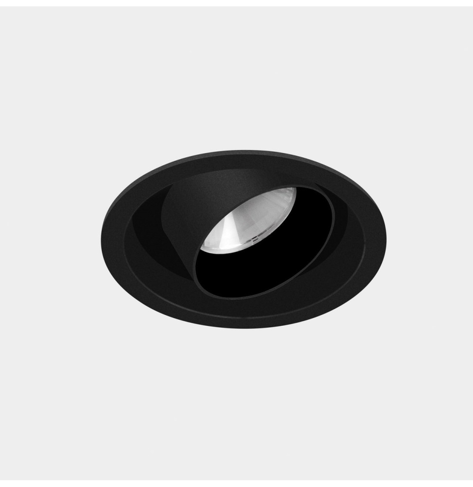 LedsC4 - Downlight PLAY Snoot redondo 11,9W 2700K CRI90 34,5 DALI-2 negro IP23 1131lm