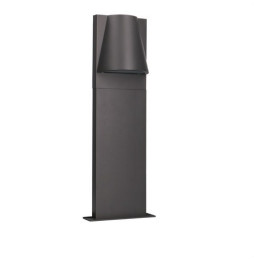 FORLIGHT - Baliza IP44 Kala 500mm GU10 7W gris urbano
