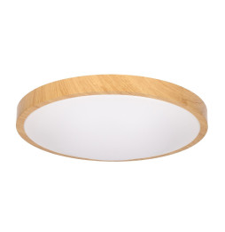 FORLIGHT - Plafón IP44 Tempo Ø410mm LED 22.8W 3000K madera clara 1821lm