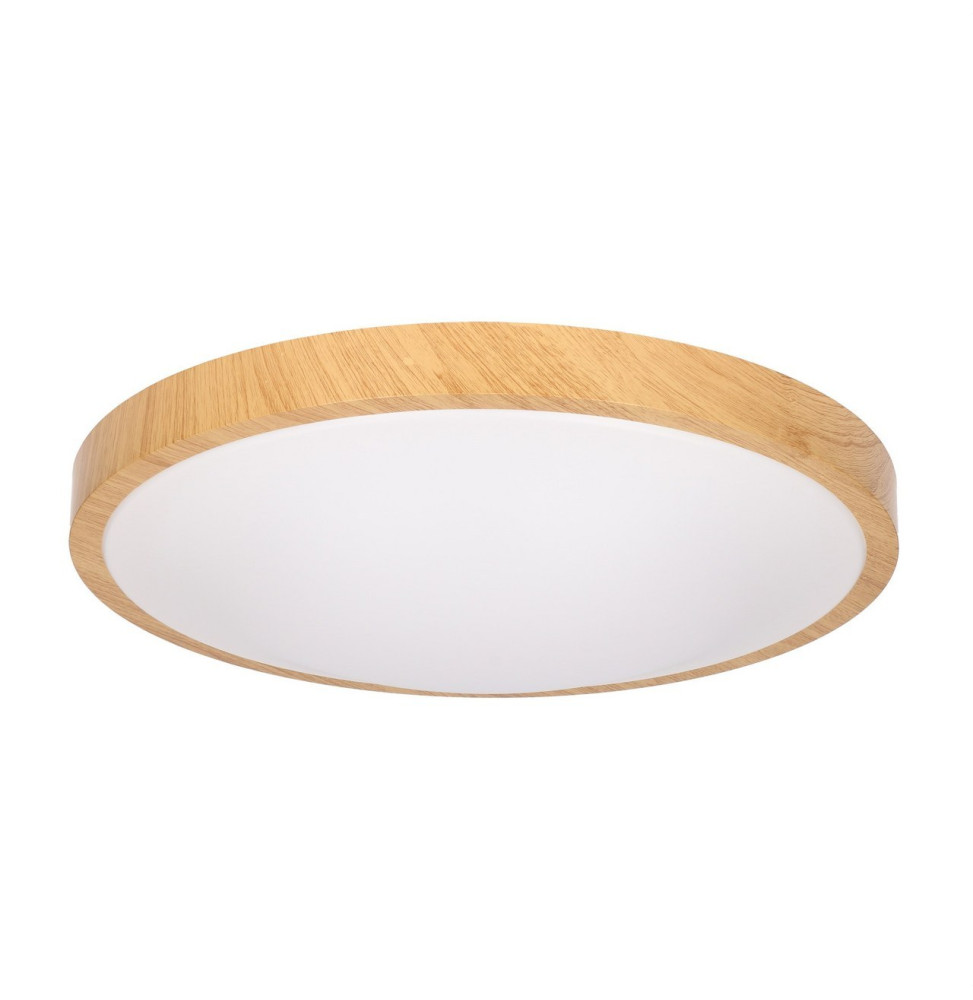 FORLIGHT - Plafón IP44 Tempo Ø410mm LED 22.8W 3000K madera clara 1821lm
