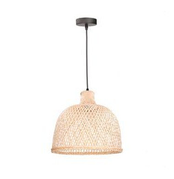 FORLIGHT - Luminaria colgante IP20 Riba Ø350mm E27 40W negro
