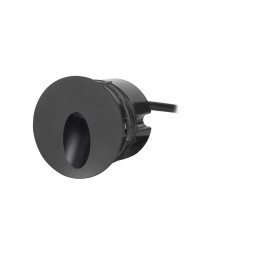 FORLIGHT - Empotrable de pared IP65 Icon redondo LED 2,2W 3000K negro