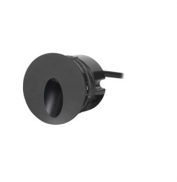 FORLIGHT - Empotrable de pared IP65 Icon redondo LED 2,2W 3000K negro