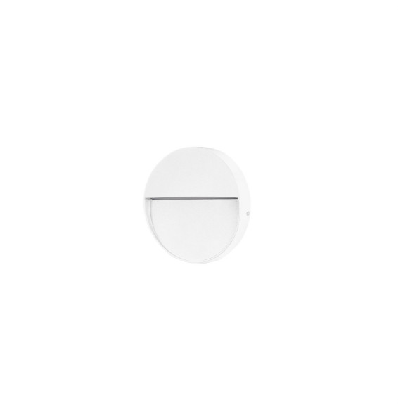 FORLIGHT - Empotrable de pared IP65 Nod redondo LED 2,6W 3000K blanco