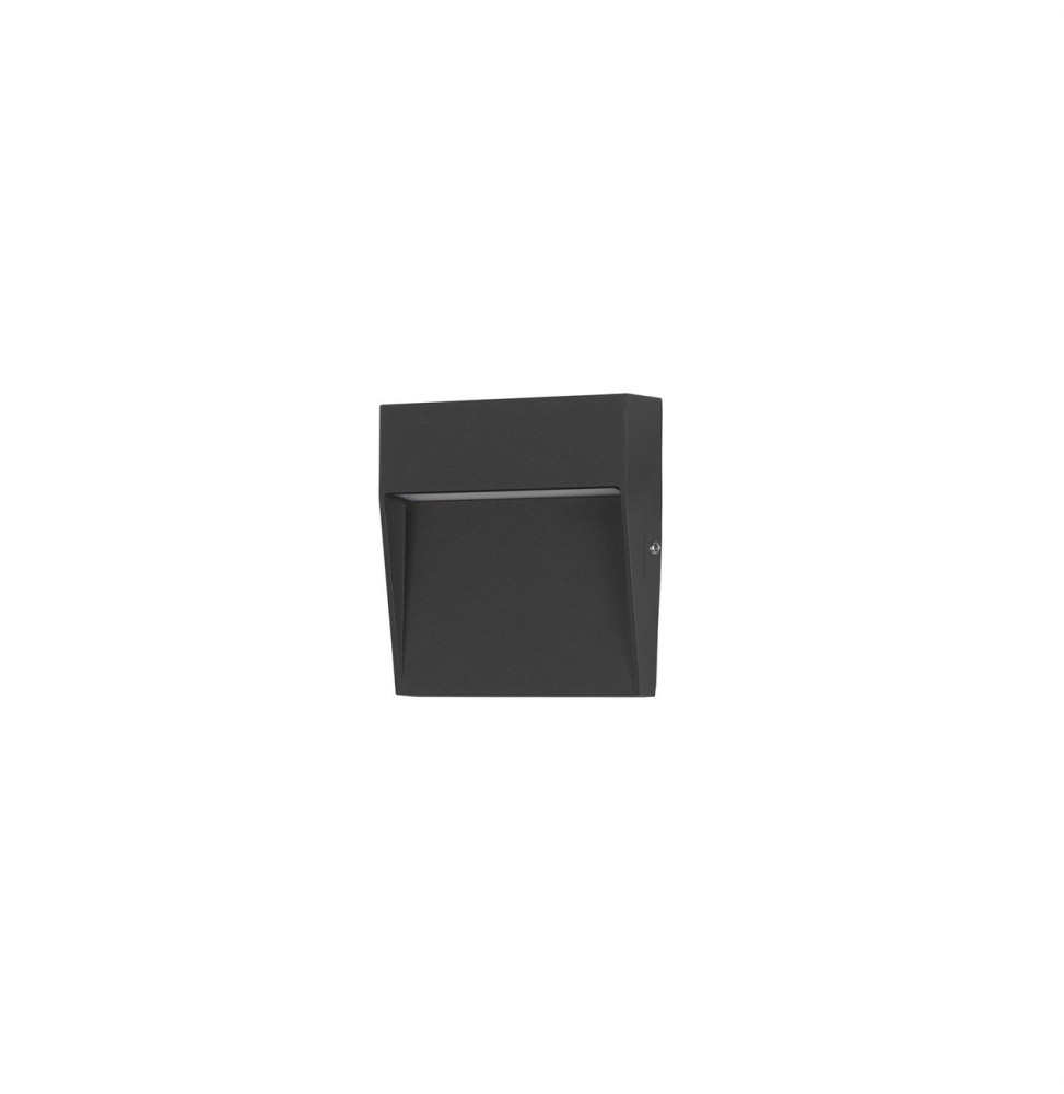 FORLIGHT - Empotrable de pared IP65 Nod cuadrado LED 2,6W 3000K negro