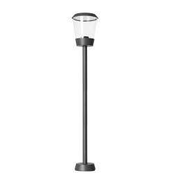 FORLIGHT - Baliza IP54 Elaine 1000mm E27 Max. 15W gris urbano
