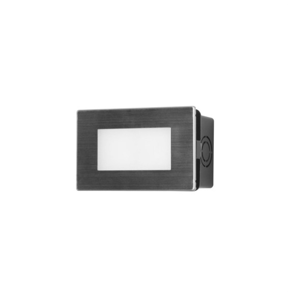FORLIGHT - Aplique IP65 RECT LED 2.3W 6500K 153lm acero inoxidable