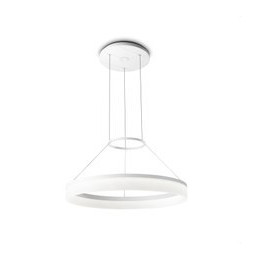 LedsC4 - Luminaria circular led 22W con diferencial blanco mate