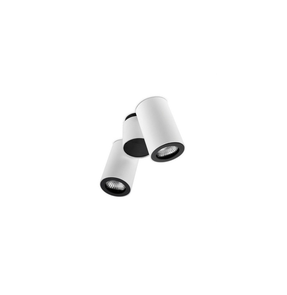 LedsC4 - Luminaria PIPE 2xGU10 blanco mate