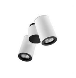 LedsC4 - Luminaria PIPE 2xGU10 blanco mate