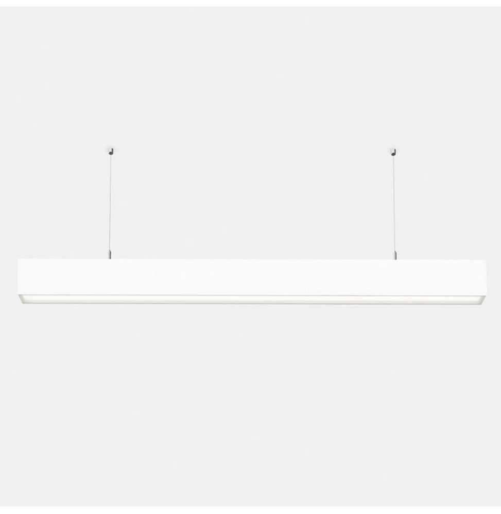 LedsC4 - Sistema lineal INFINITE Pro 854mm suspendida Hexa-Cell 13,8W 3000K CRI80 gris IP40 567lm LedsC4 - Sistema lineal INFINITE Pro 854mm suspendida Hexa-Cell 13,8W 3000K CRI80 gris IP40 567lm
