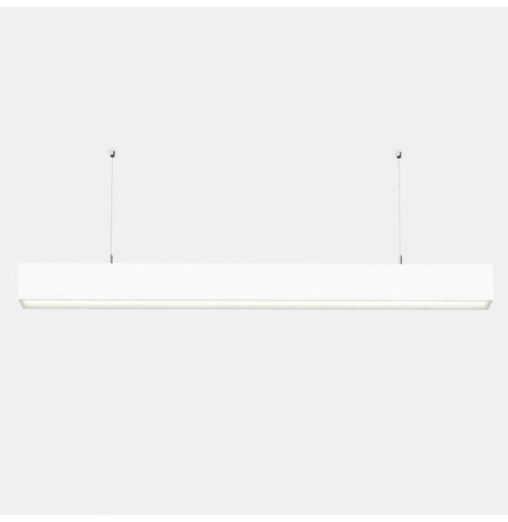 LedsC4 - Sistema lineal INFINITE Pro 854mm suspendida Hexa-Cell 27,6W 3000K CRI80 DALI D4i blanco IP40 983lm