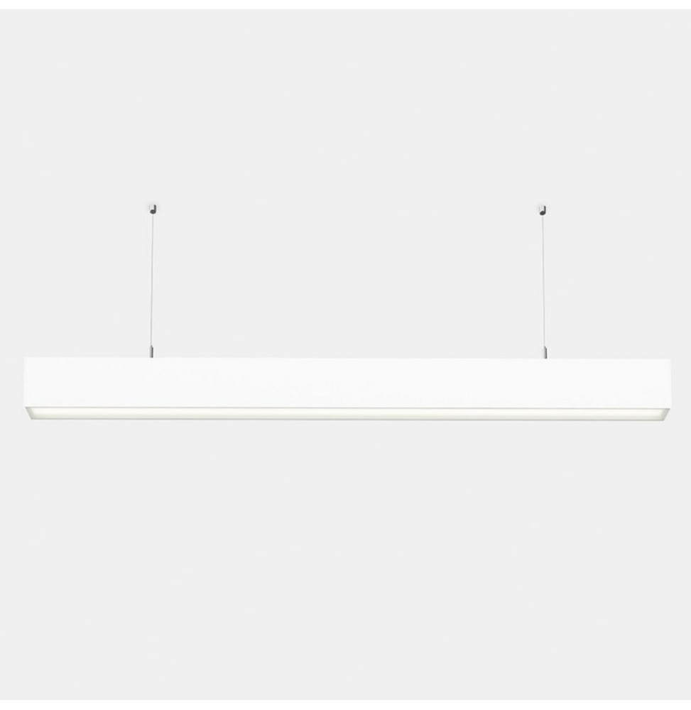 LedsC4 - Sistema lineal INFINITE Pro 854mm suspendida Hexa-Cell 27,6W 3000K CRI80 DALI-2 negro IP40 983lm LedsC4 - Sistema lineal INFINITE Pro 854mm suspendida Hexa-Cell 27,6W 3000K CRI80 DALI-2 negro IP40 983lm