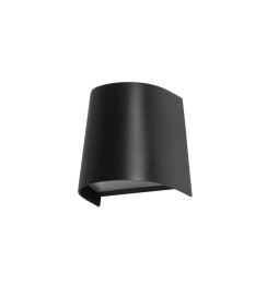 FORLIGHT - Aplique IP65 PRISMA GU10 8W negro