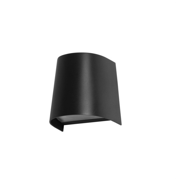 FORLIGHT - Aplique IP65 PRISMA GU10 8W negro