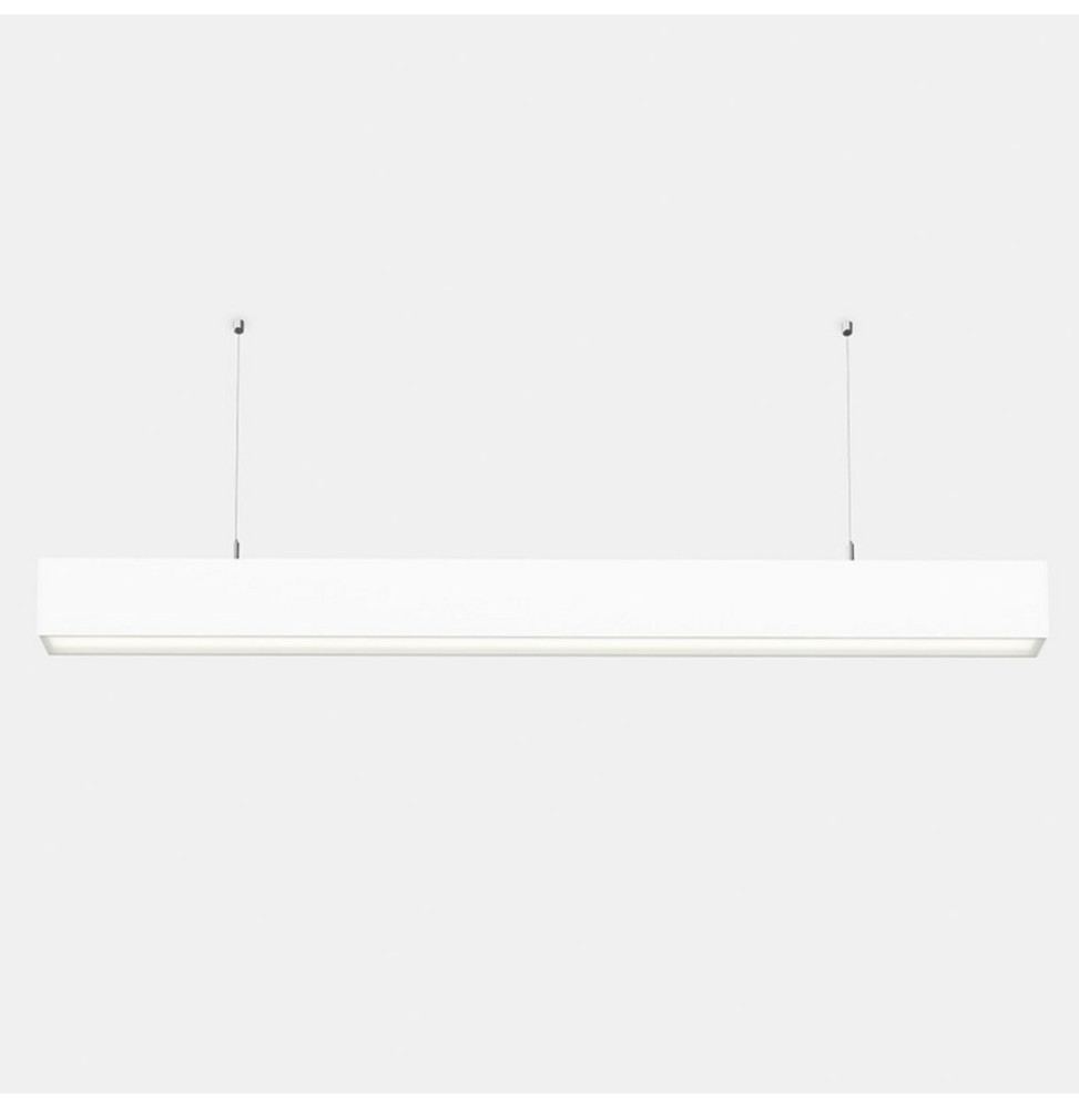 LedsC4 - Sistema lineal INFINITE Pro 854mm suspendida Hexa-Cell 27,6W 4000K CRI80 DALI-2 gris IP40 1081lm LedsC4 - Sistema lineal INFINITE Pro 854mm suspendida Hexa-Cell 27,6W 4000K CRI80 DALI-2 gris IP40 1081lm