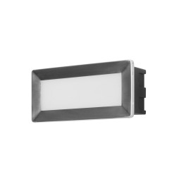 FORLIGHT - Aplique IP65 RECT LED 3.3W 4000K 258lm acero inoxidable