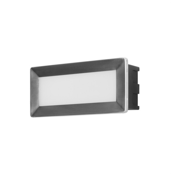 FORLIGHT - Aplique IP65 RECT LED 3.3W 4000K 258lm acero inoxidable