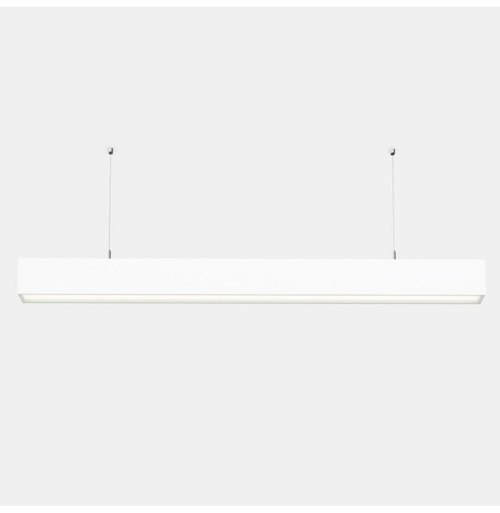 LedsC4 - Sistema lineal INFINITE Pro 854mm suspendida Hexa-Cell 27,6W 4000K CRI80 DALI-2 blanco IP40 1081lm LedsC4 - Sistema lineal INFINITE Pro 854mm suspendida Hexa-Cell 27,6W 4000K CRI80 DALI-2 blanco IP40 1081lm