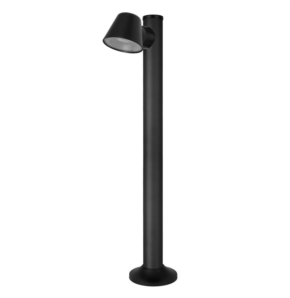 FORLIGHT - Baliza IP54 CONE GU10 8W 1 foco negro