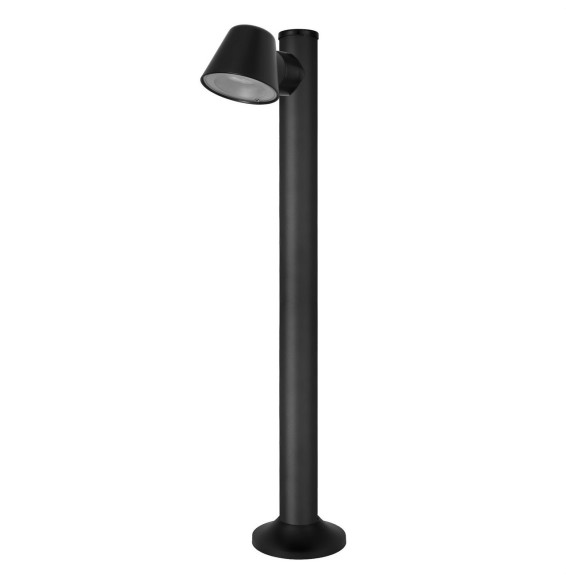 FORLIGHT - Baliza IP54 CONE GU10 8W 1 foco negro